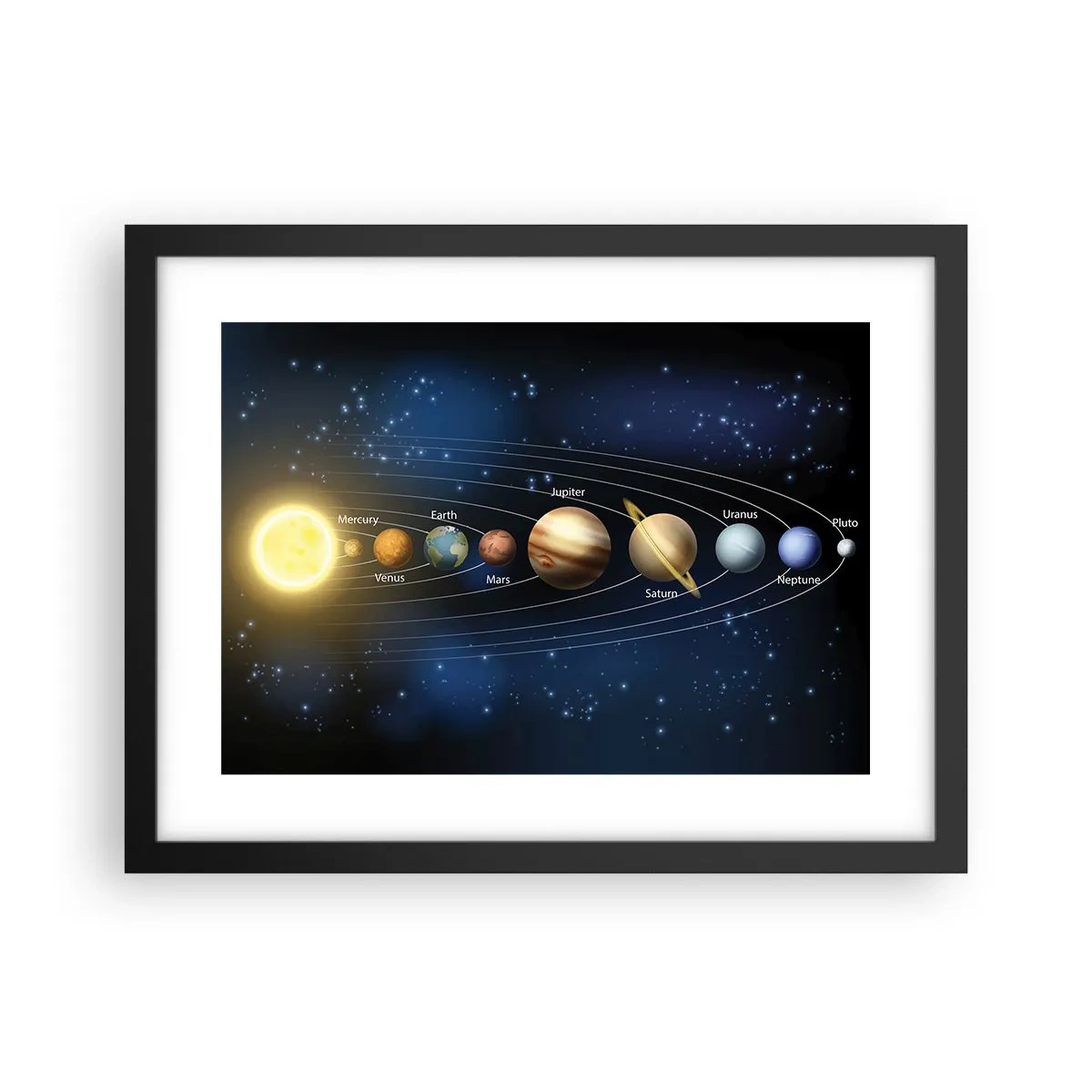 Plakat w czarnej ramie - Jedna z dziesięciu - 40x30 cm