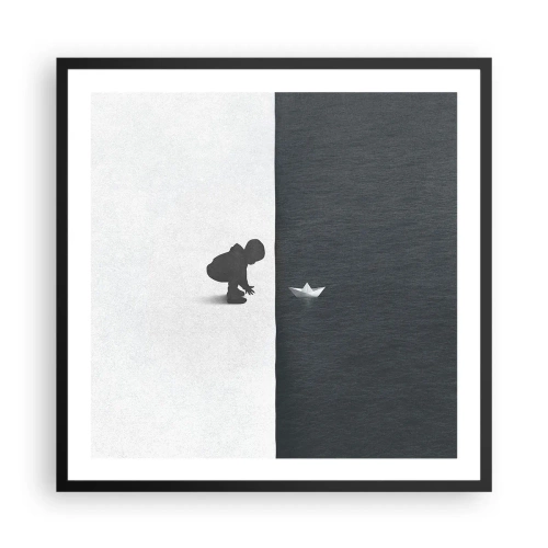 Plakat w czarnej ramie - Wielka wyprawa - 60x60 cm