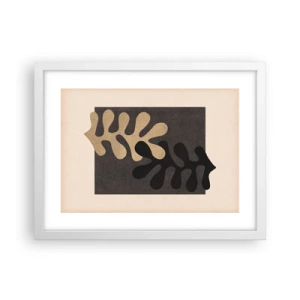 Plakat w białej ramie - Brak i dopełnienie - 40x30 cm