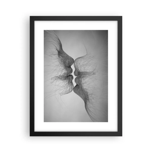 Plakat w czarnej ramie - Pocałunek wiatru - 30x40 cm