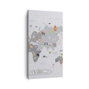 Obraz na płótnie - Powiedz mi, skąd jesteś… - 45x80 cm