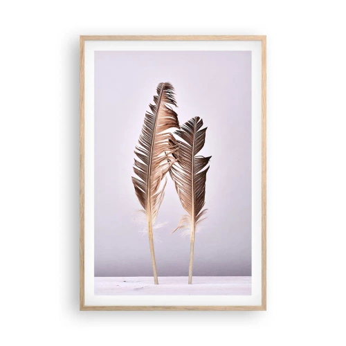 Plakat w ramie jasny dąb - Przeciw nicości - 61x91 cm