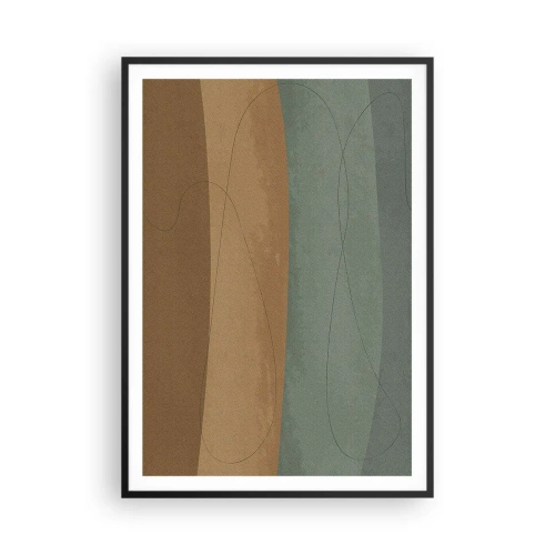 Plakat w czarnej ramie - Kompozycja horyzontalna - 70x100 cm