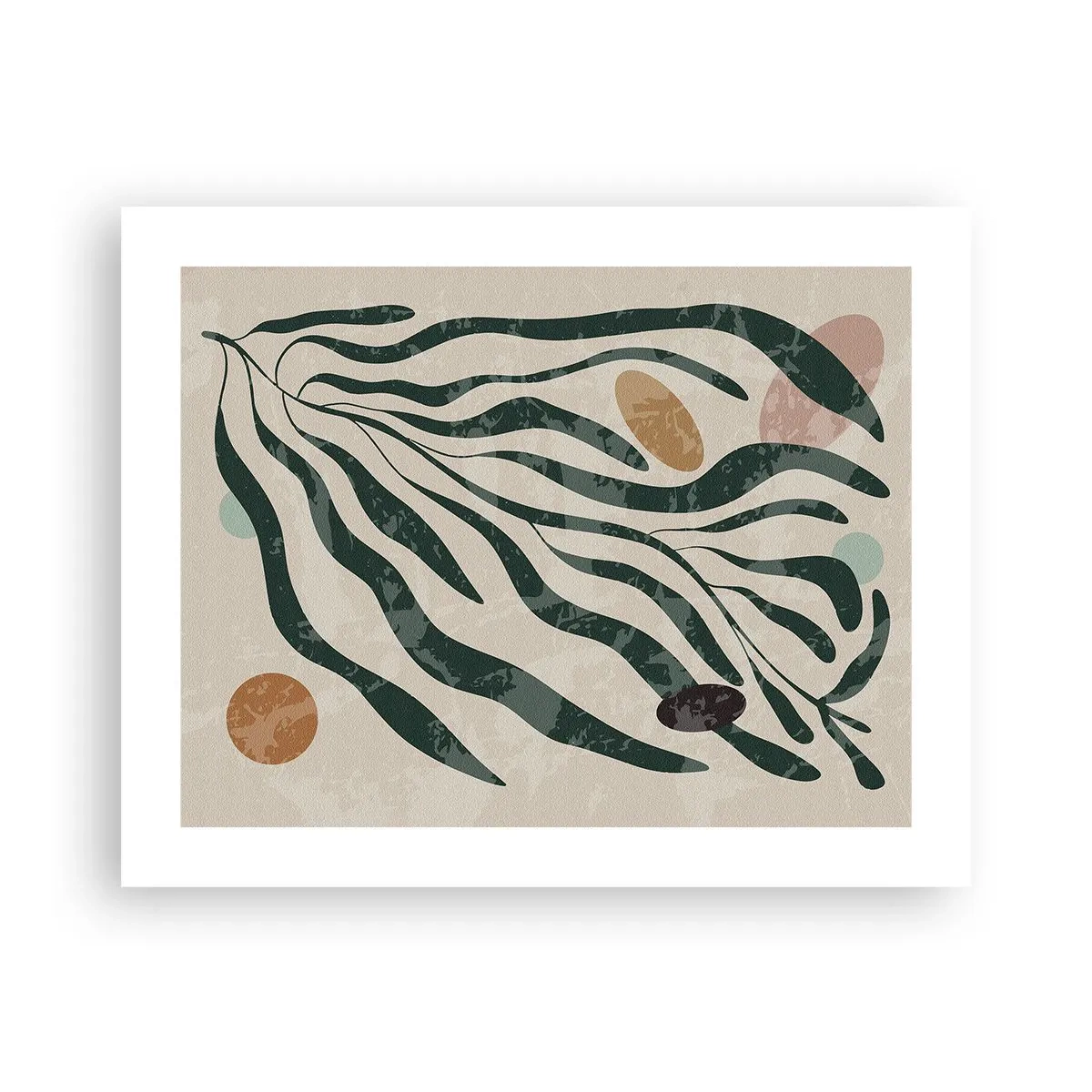 Plakat - Pośród zieleni - 50x40 cm