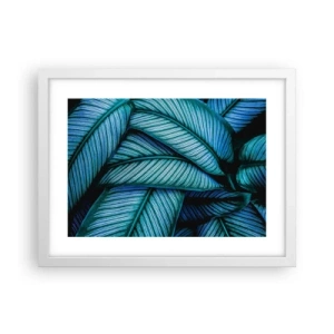 Plakat w białej ramie - Linie życia - 40x30 cm