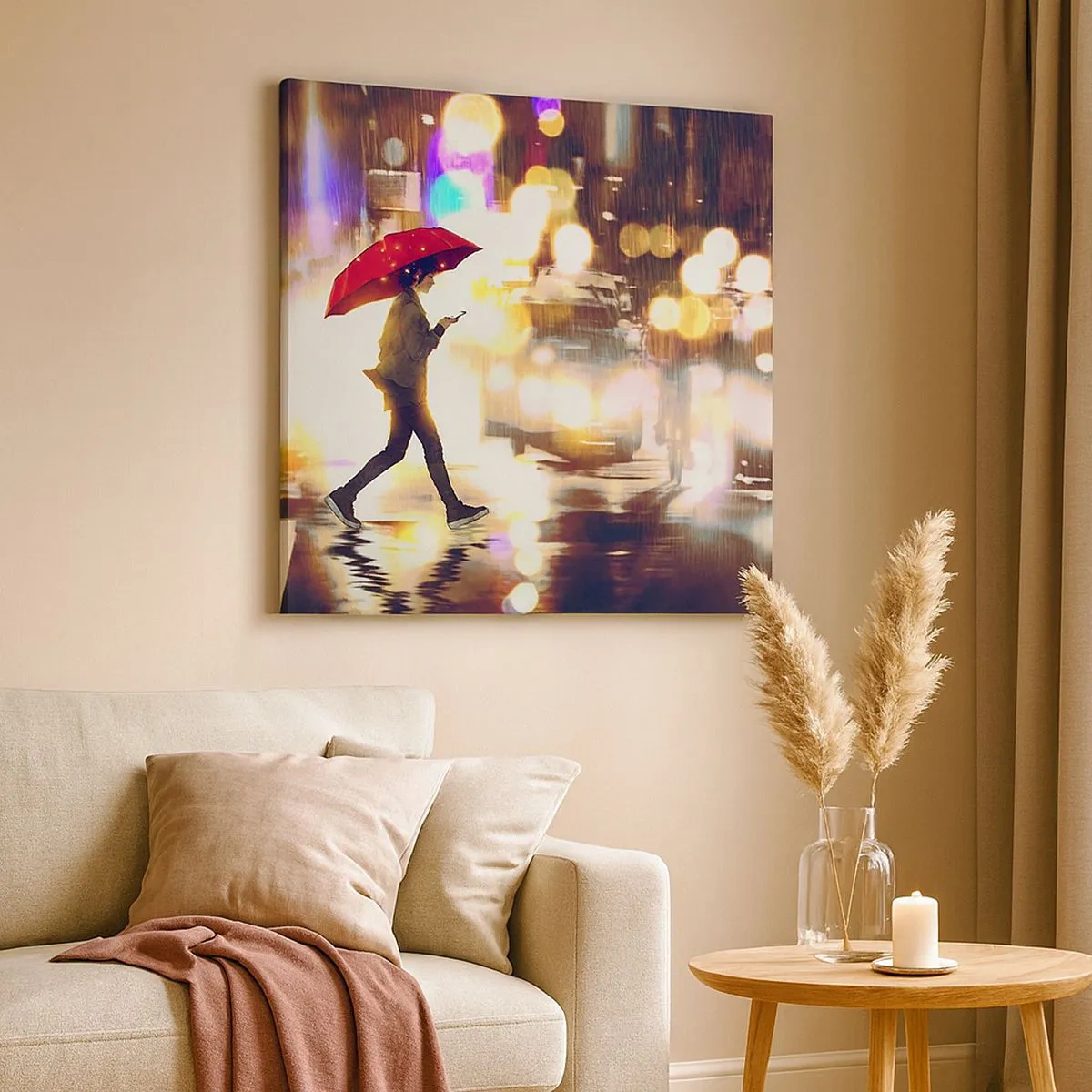 Obraz na płótnie - A jednak słoneczna - 30x30 cm