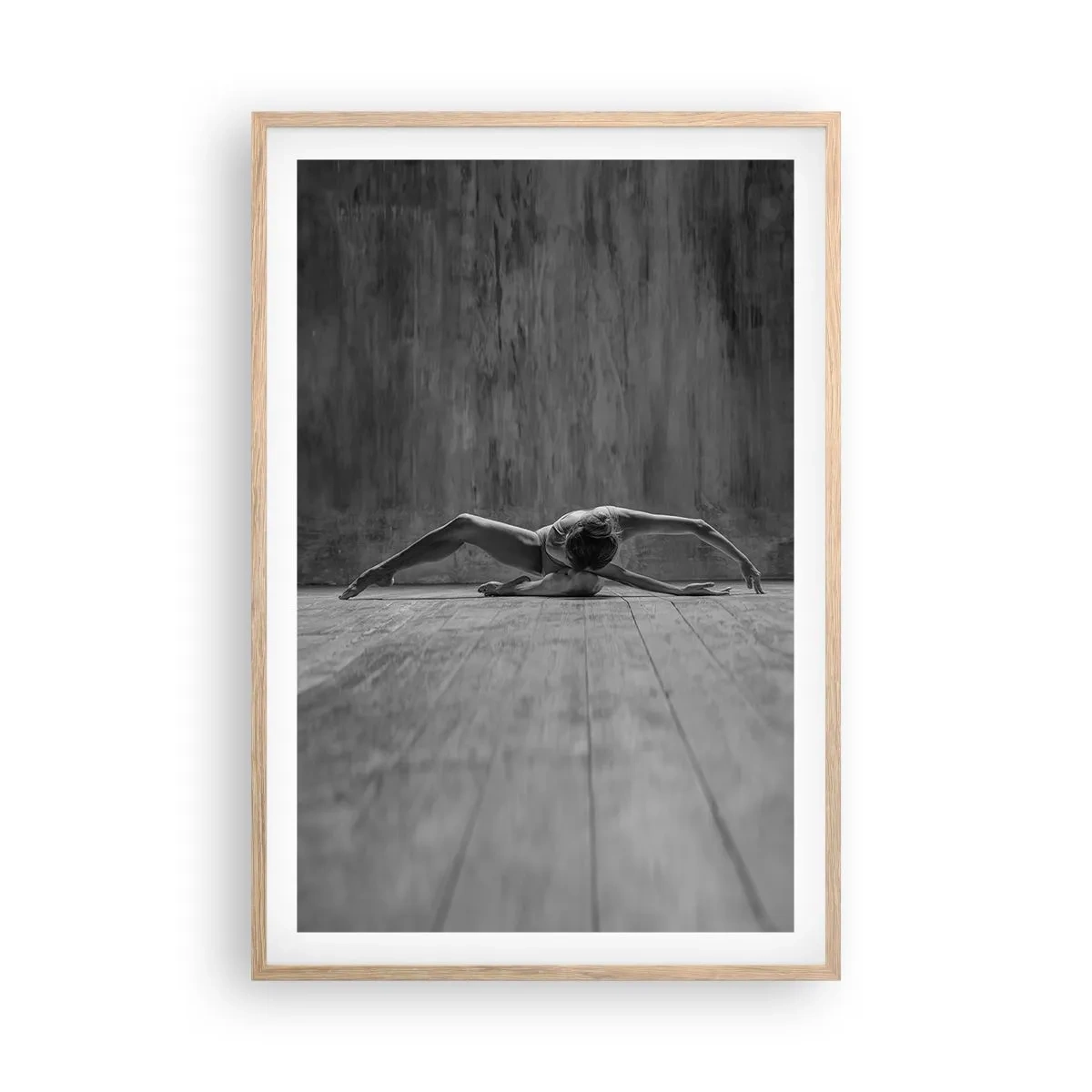 Plakat w ramie jasny dąb - Symetria odnaleziona - 61x91 cm