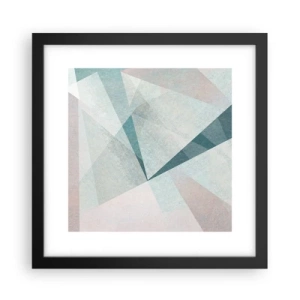 Plakat w czarnej ramie - Spokojnie choć dynamicznie - 30x30 cm