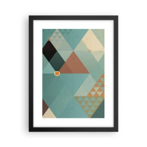 Plakat w czarnej ramie - Jedność wielości, wielość jedności - 30x40 cm