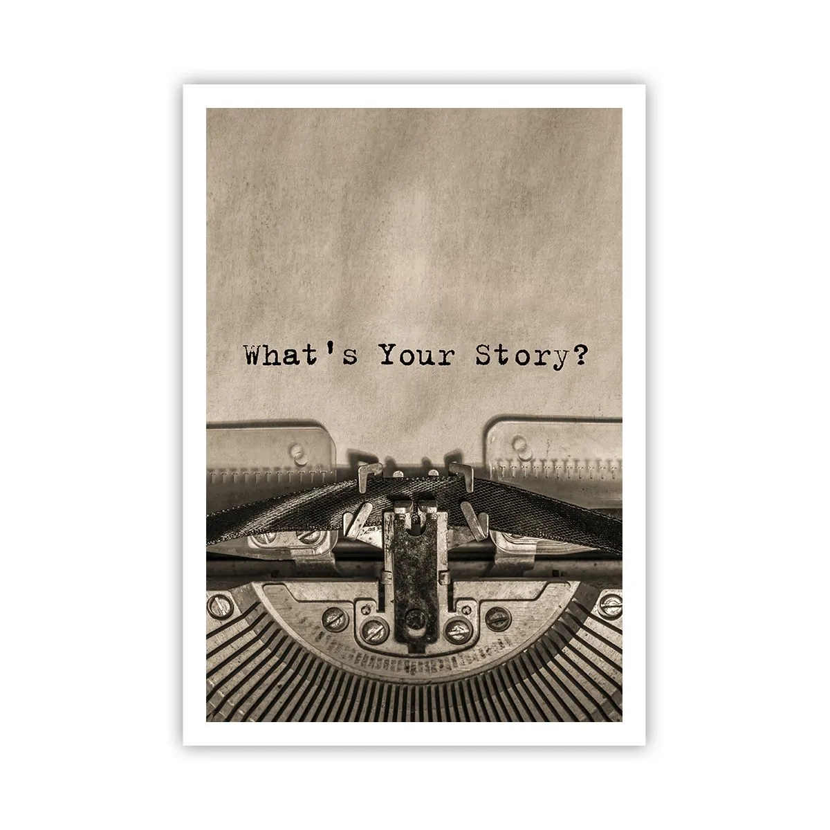 Plakat - Opowiedz mi - 70x100 cm