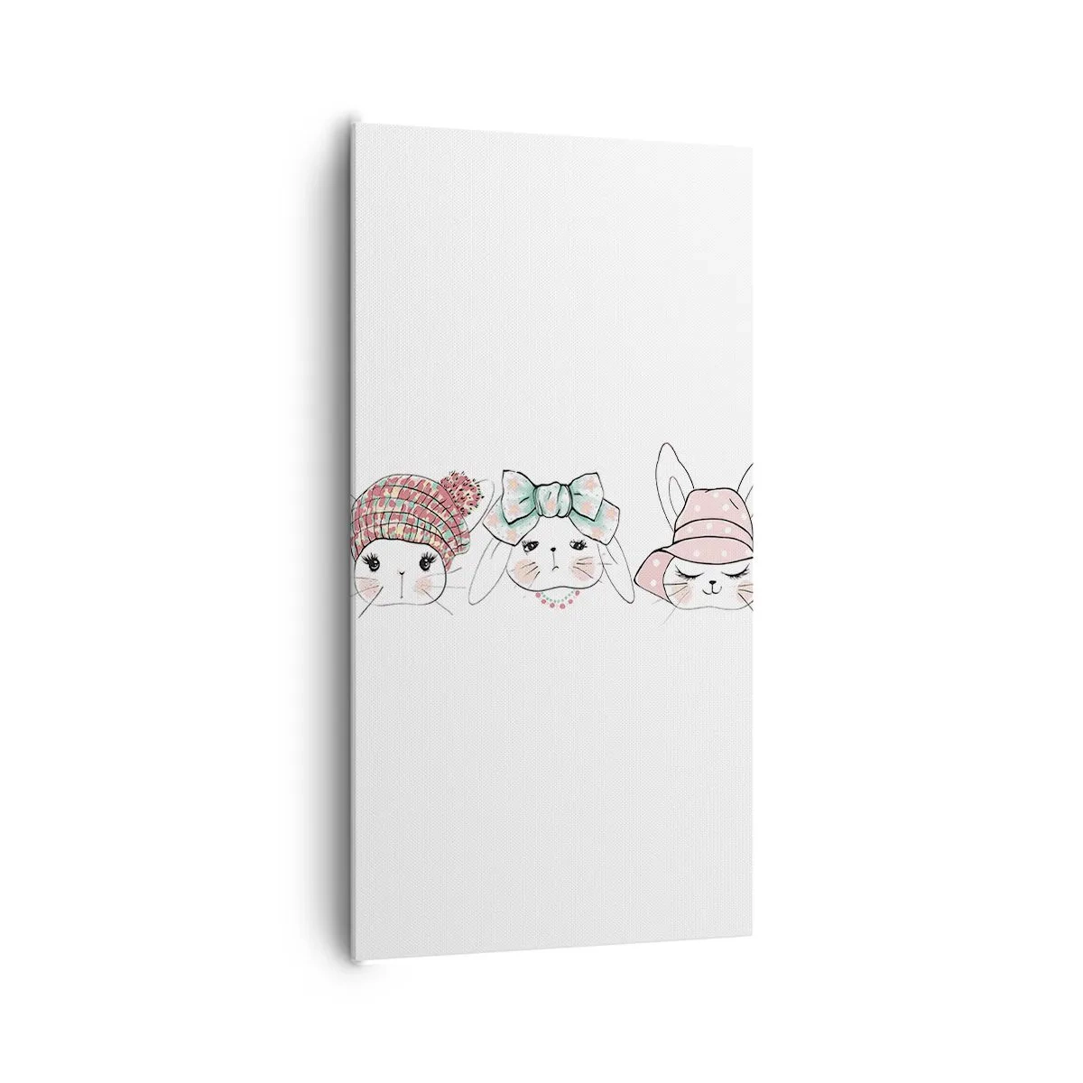 Obraz na płótnie - Zamyślona, smutna, zadowolona - 65x120 cm