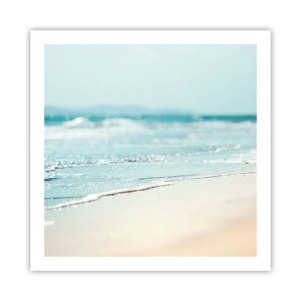 Plakat - Ciepło i szum - 60x60 cm