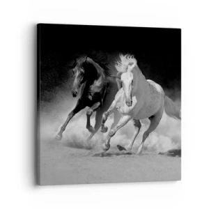 Obraz na płótnie - Galop wolności - 30x30 cm