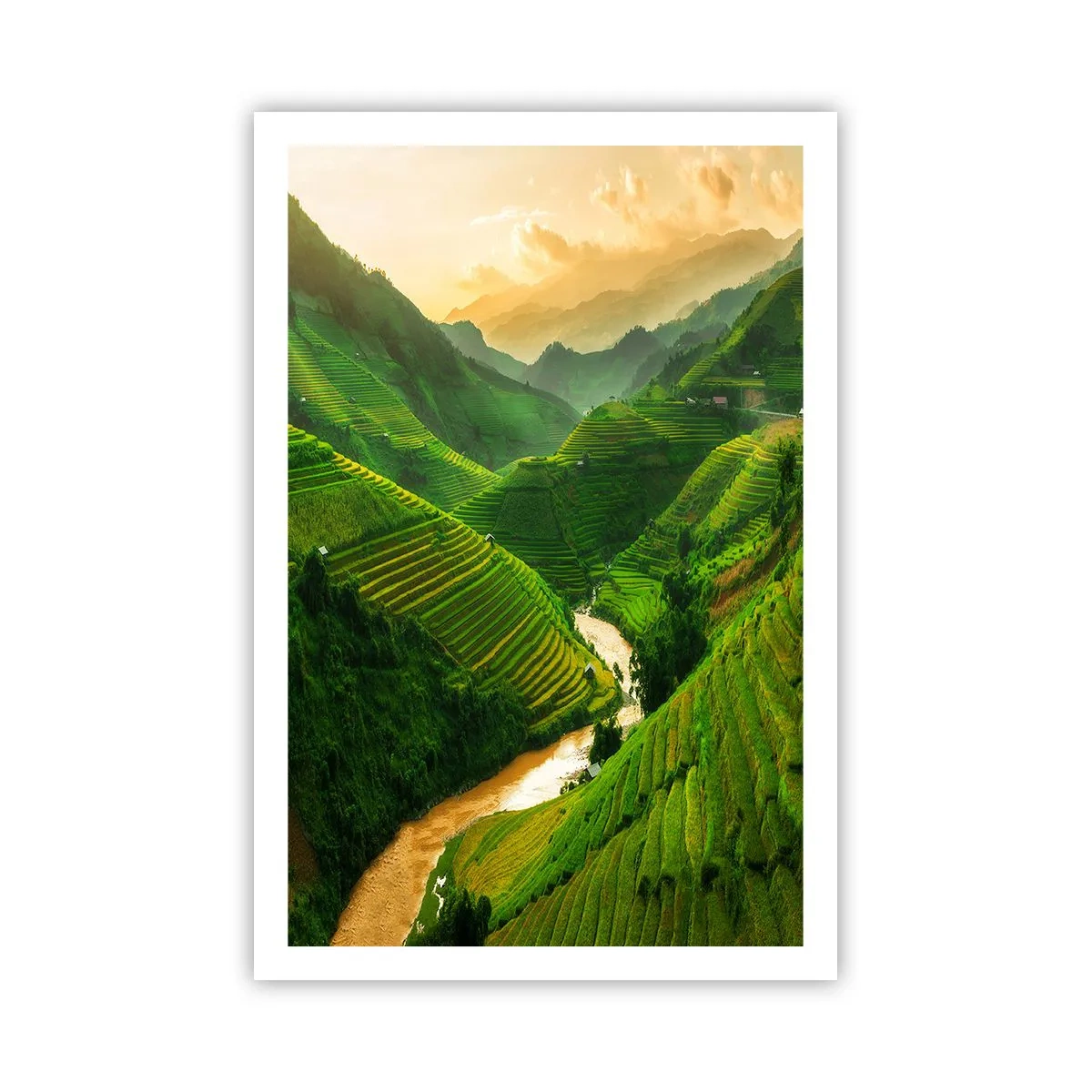 Plakat - Wietnamska dolina - 61x91 cm