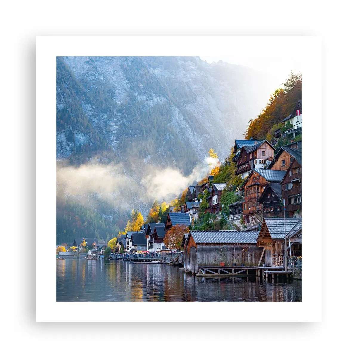 Plakat - Alpejskie klimaty - 50x50 cm