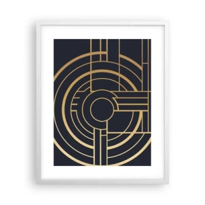 Plakat w białej ramie - Obroty rzeczy - 40x50 cm