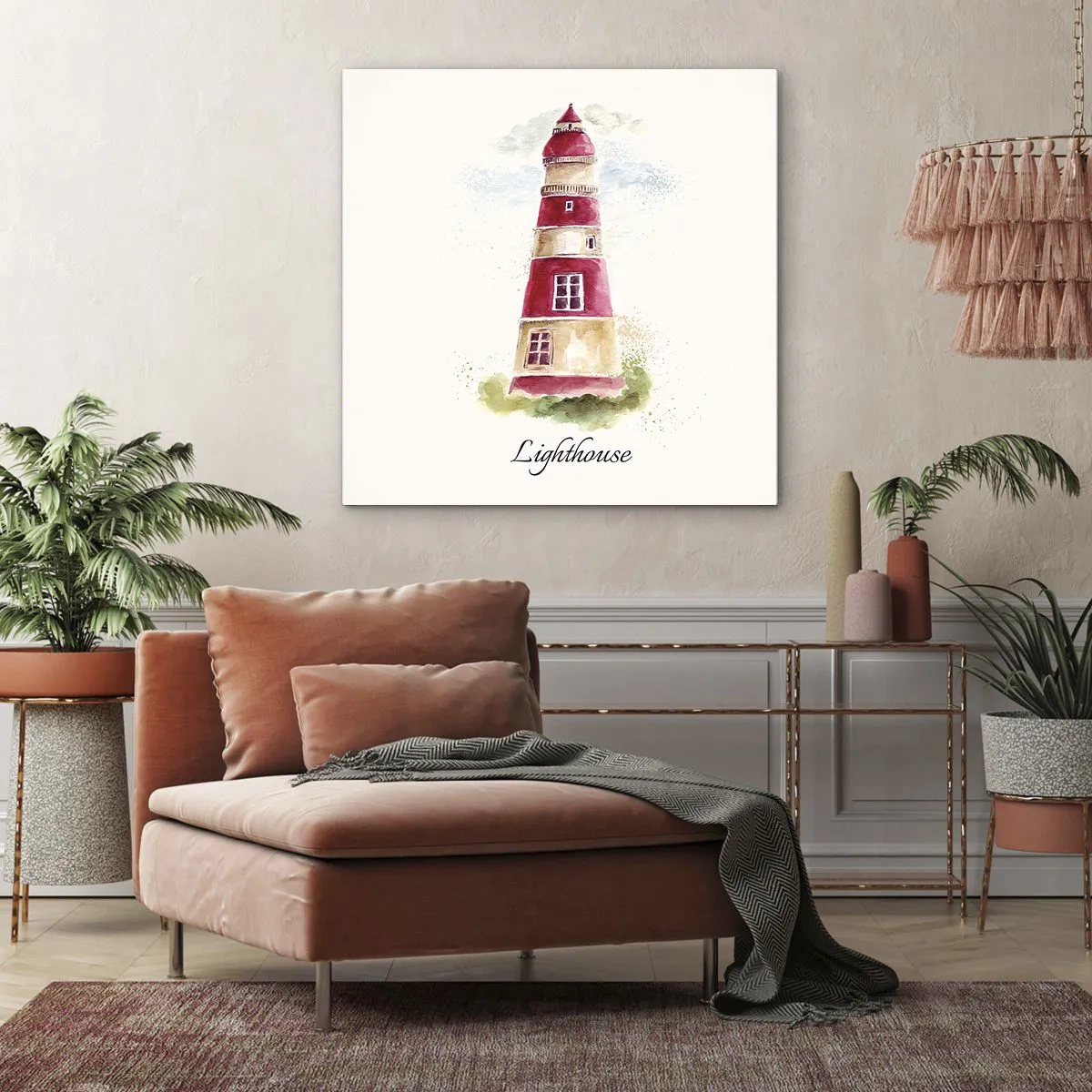 Obraz na płótnie - Wokół zawsze pogoda - 40x40 cm