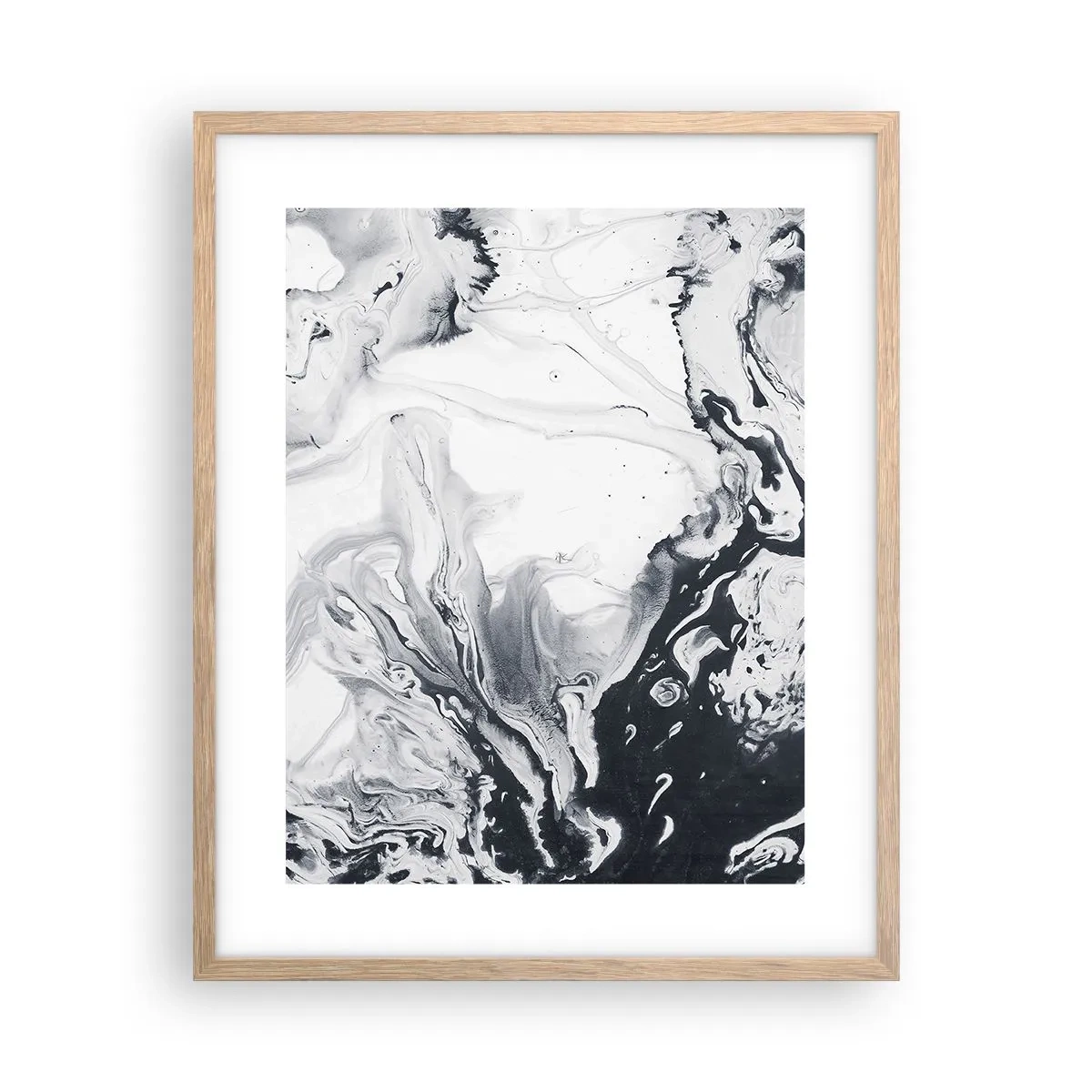 Plakat w ramie jasny dąb - Wnętrze Ziemi - 40x50 cm