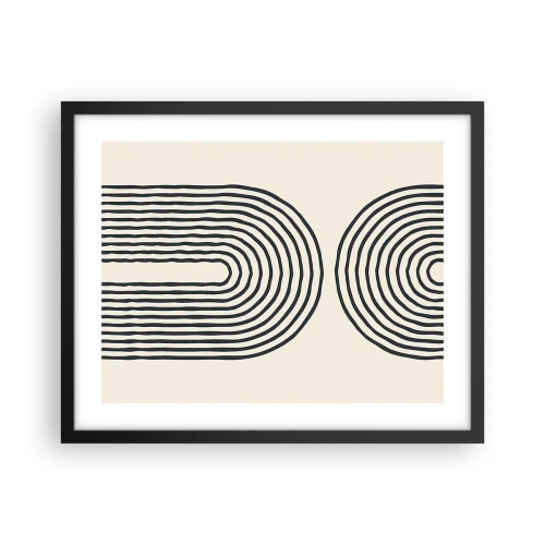 Plakat w czarnej ramie - Już za chwilę… - 50x40 cm