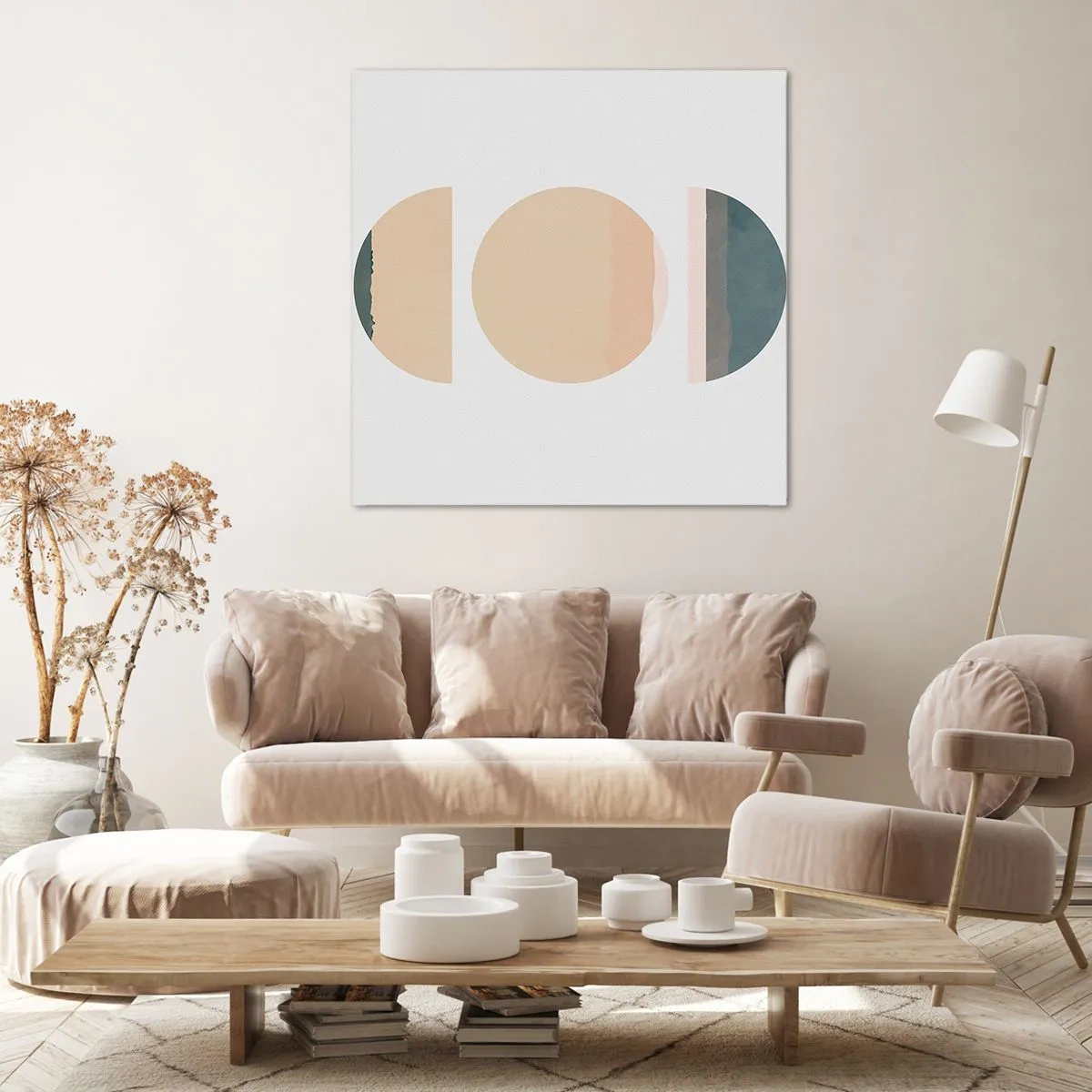 Obraz na płótnie - Koło za kołem - 40x40 cm