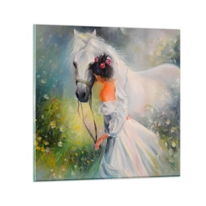 Obraz na szkle - Jak z pięknego snu - 60x60 cm