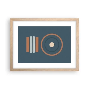 Plakat w ramie jasny dąb - Istota rzeczy - 40x30 cm