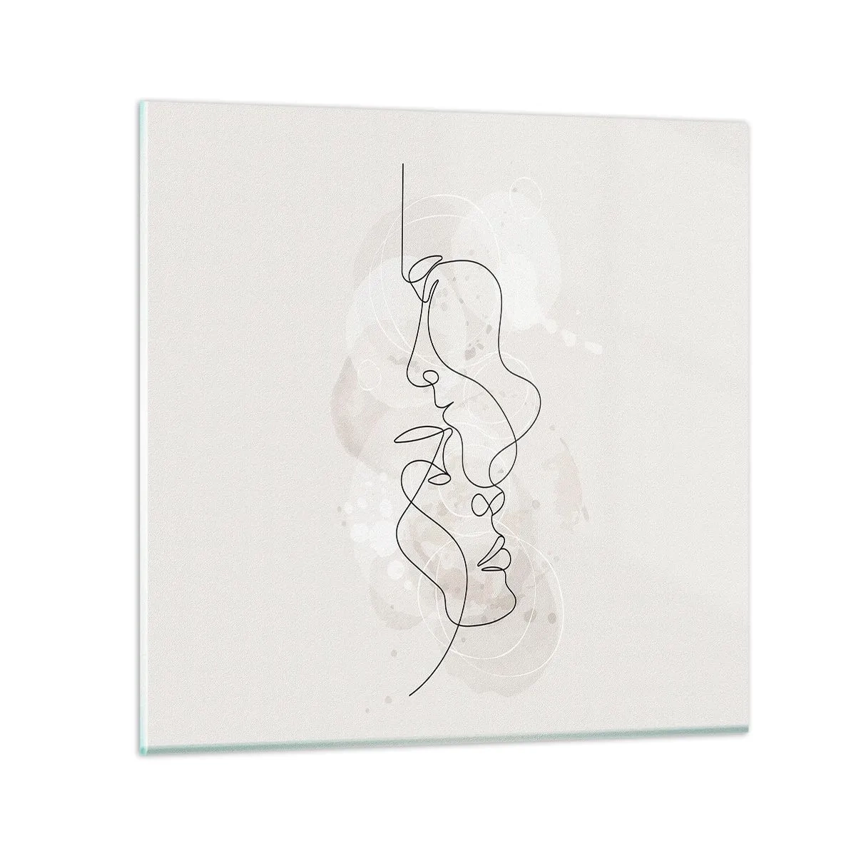 Obraz na szkle - Splątani w uścisku - 40x40 cm