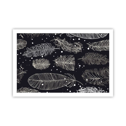 Plakat - Pierzasta koronka - 91x61 cm