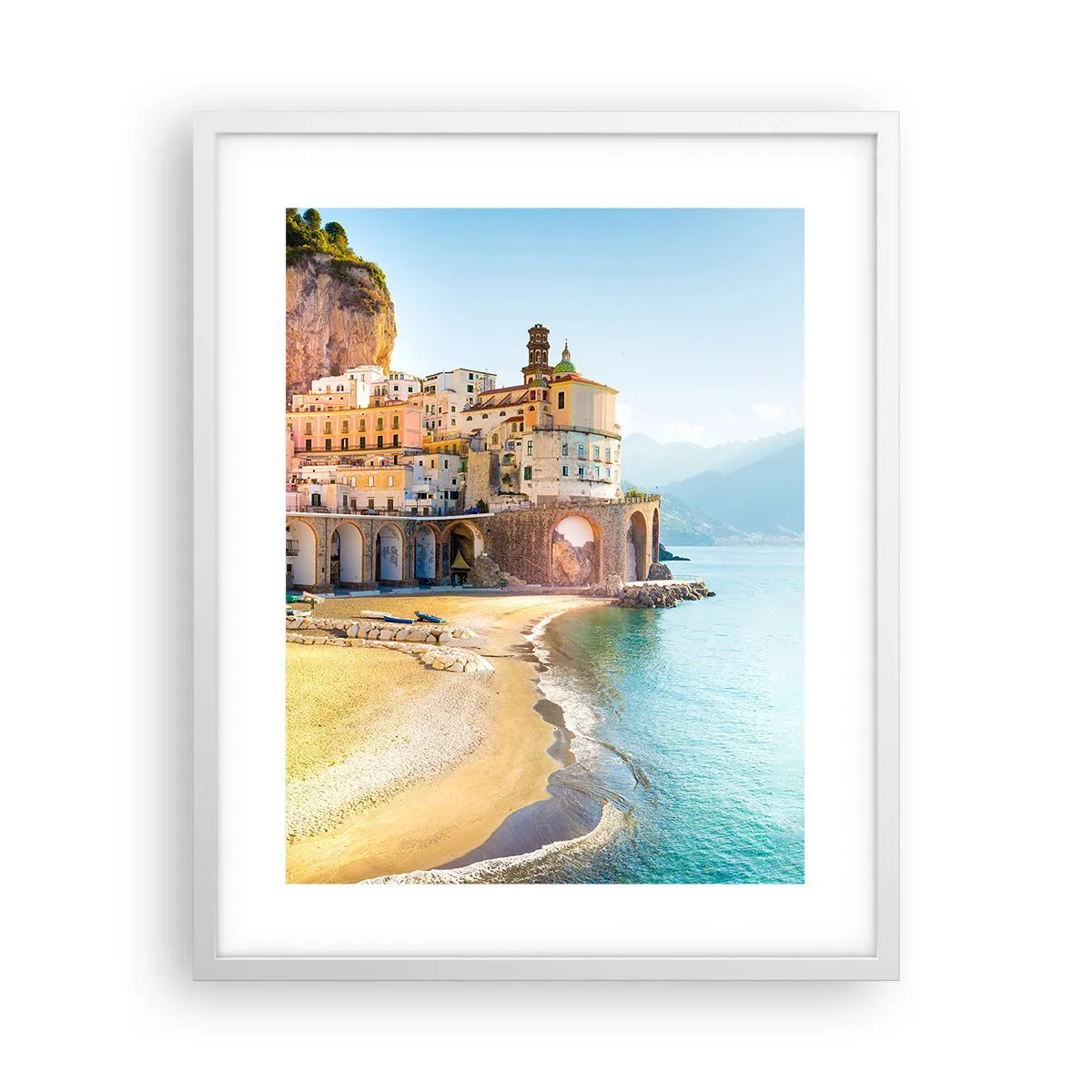 Plakat w białej ramie - Miasto niebywałe - 40x50 cm