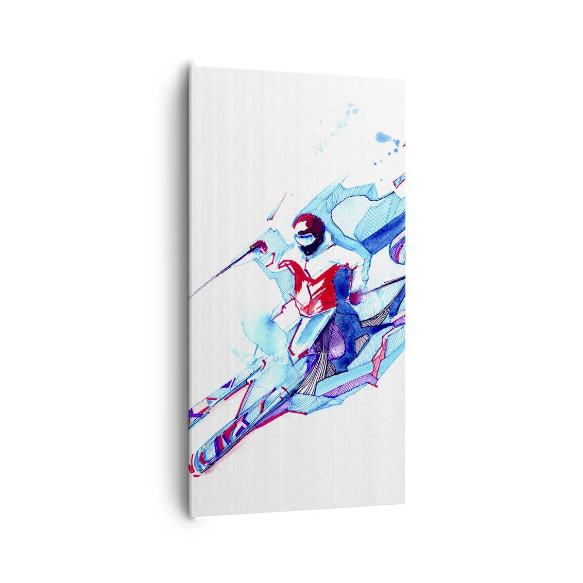 Obraz na płótnie - Szalony pęd do radości - 65x120 cm