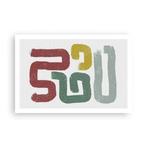 Plakat - W nieznanym języku - 91x61 cm