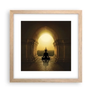 Plakat w ramie jasny dąb - Pełna harmonia - 30x30 cm