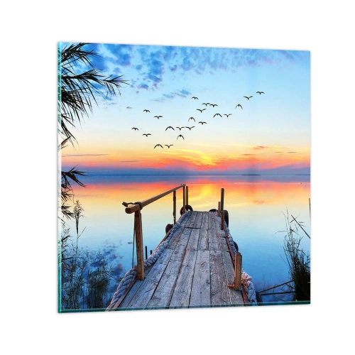 Obraz na szkle - Pora wracać… - 70x70 cm
