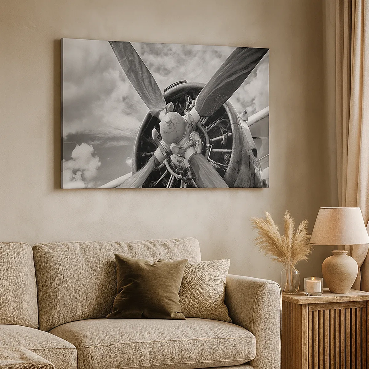 Obraz na płótnie - Pogromca przestworzy - 30x30 cm