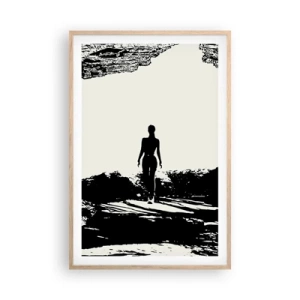 Plakat w ramie jasny dąb - Nowe spojrzenie - 61x91 cm