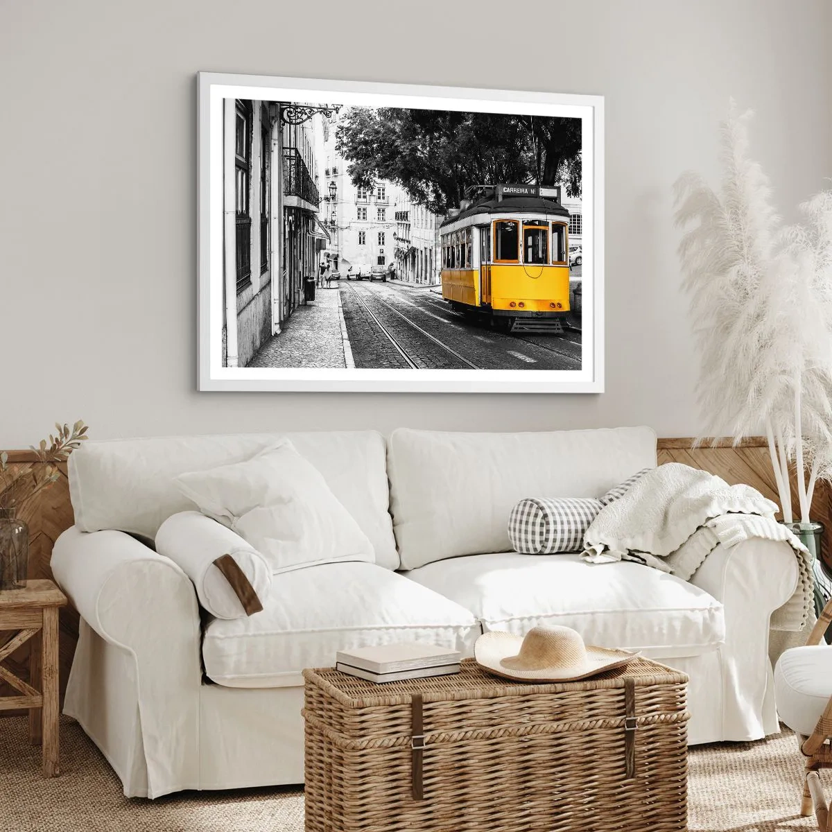 Plakat w białej ramie - I fado w tle - 100x70 cm