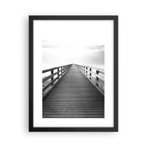 Plakat w czarnej ramie - W siną dal… - 30x40 cm