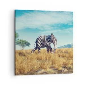 Obraz na płótnie - Szarość już niemodna - 50x50 cm