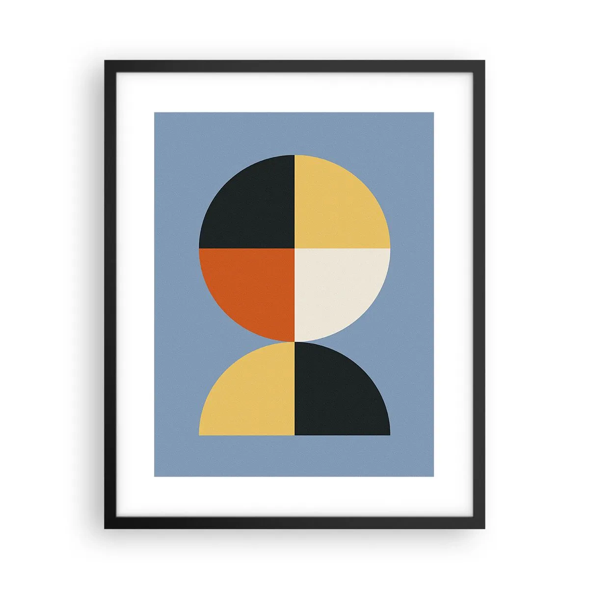 Plakat w czarnej ramie - Patrz i licz - 40x50 cm