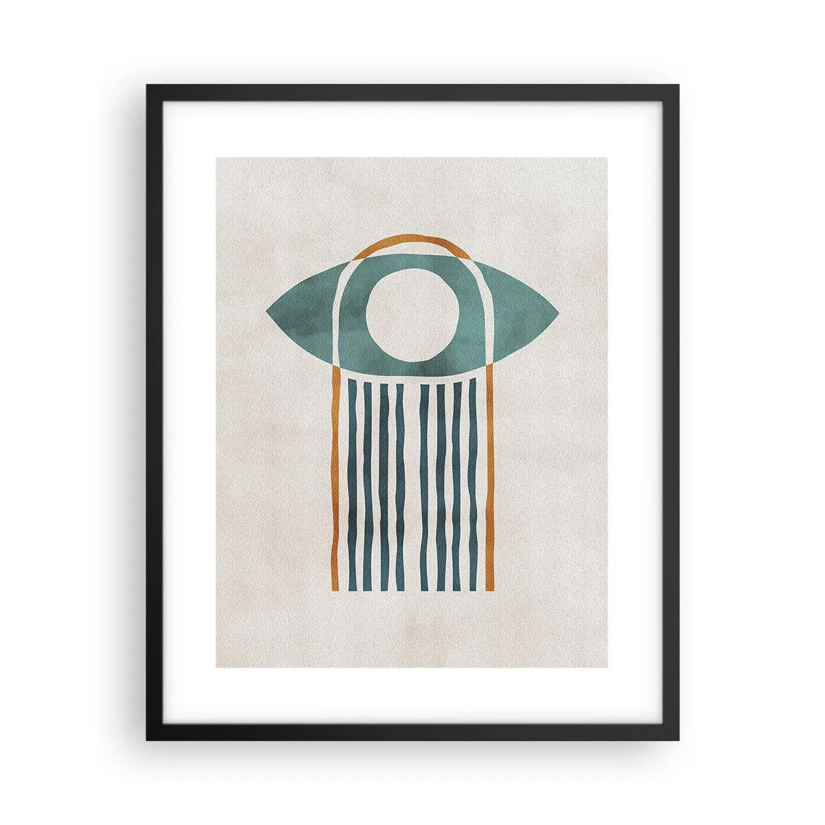 Plakat w czarnej ramie - Znaki i rytuały - 40x50 cm