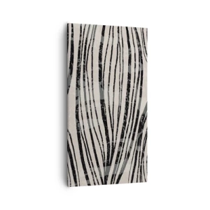 Obraz na płótnie - Rozlewisko linii - 55x100 cm