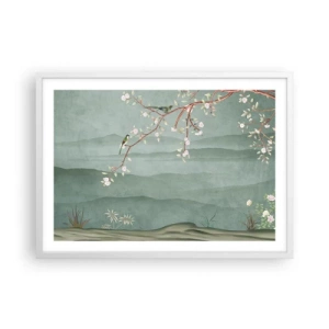 Plakat w białej ramie - Wiosna, ach, to ty - 70x50 cm