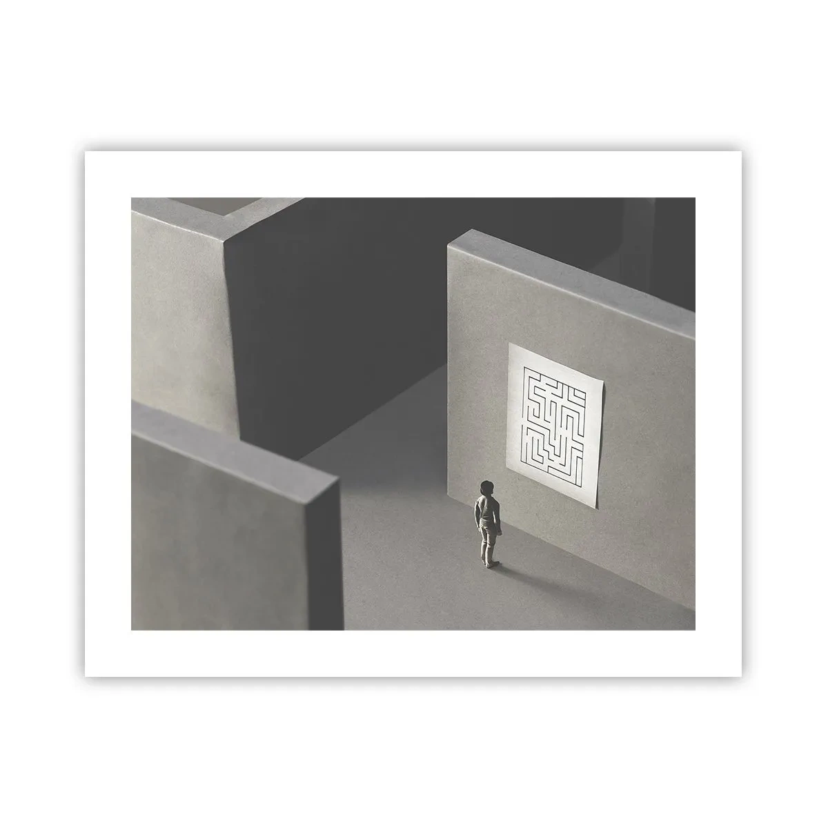 Plakat - Ale gdzie jestem? - 50x40 cm