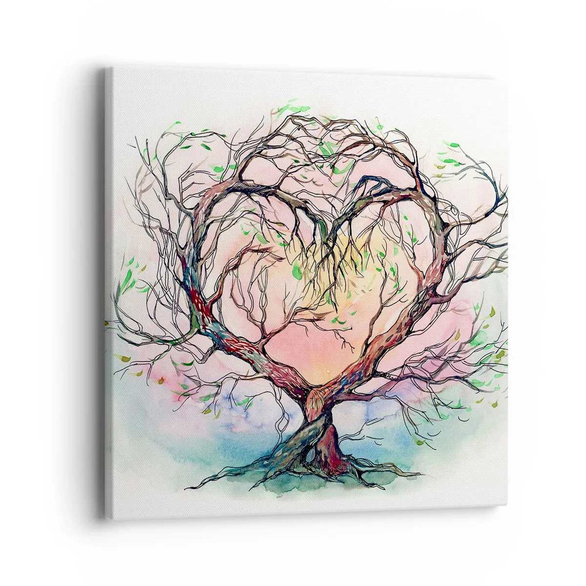 Obraz na płótnie - Razem przeciwko wichurom - 40x40 cm