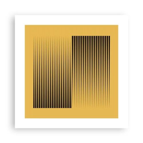 Plakat - Kwadratura przeciwieństw - 40x40 cm