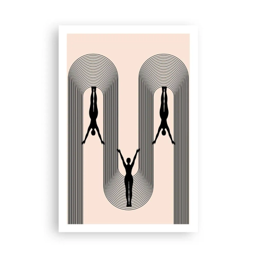 Plakat - Do góry nogami - 61x91 cm