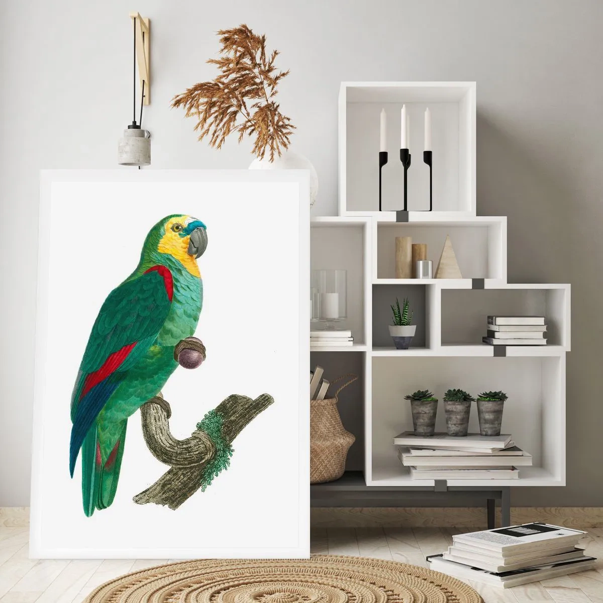 Plakat - Papuzi portret - 40x50 cm