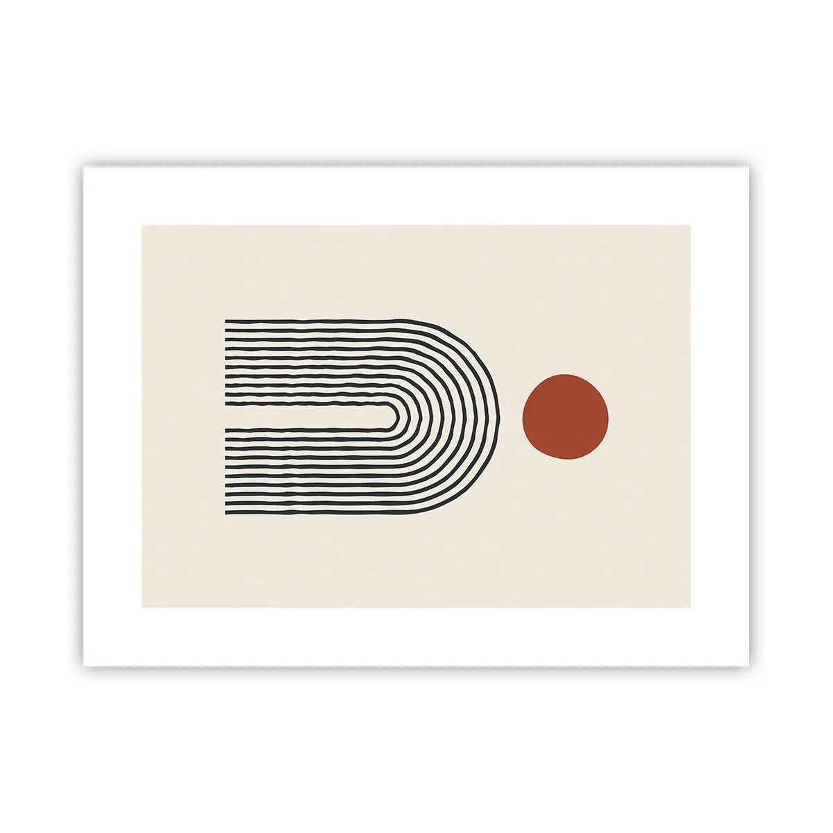 Plakat - Magnetyzm kształtów i barw - 40x30 cm