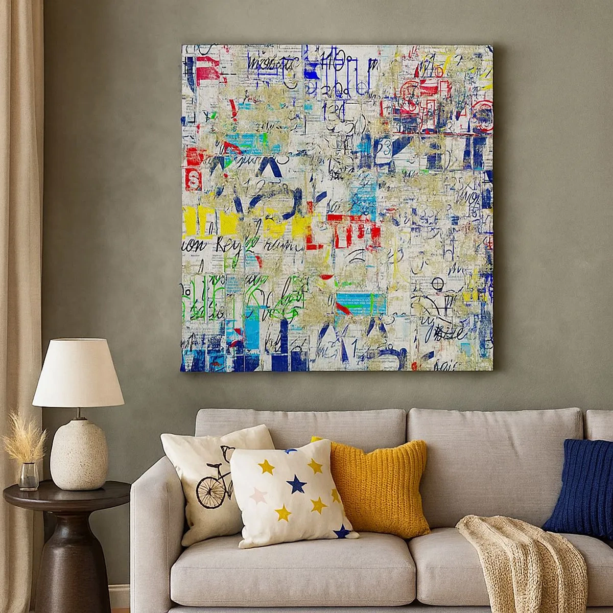 Obraz na płótnie - Po prostu cieszy oczy - 30x30 cm