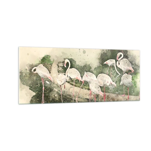 Obraz na szkle - Egzotyczny sen - 100x40 cm